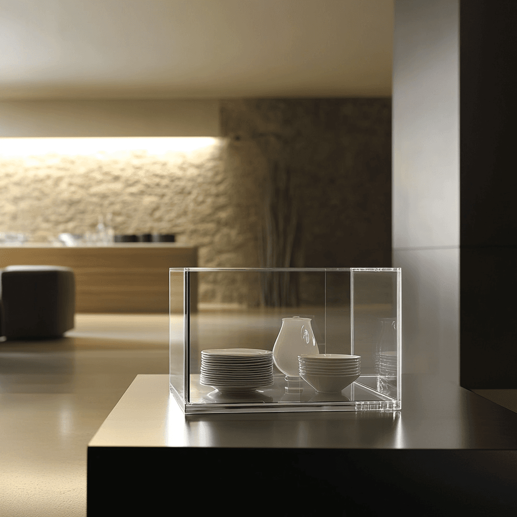 Vetrina in plexiglass