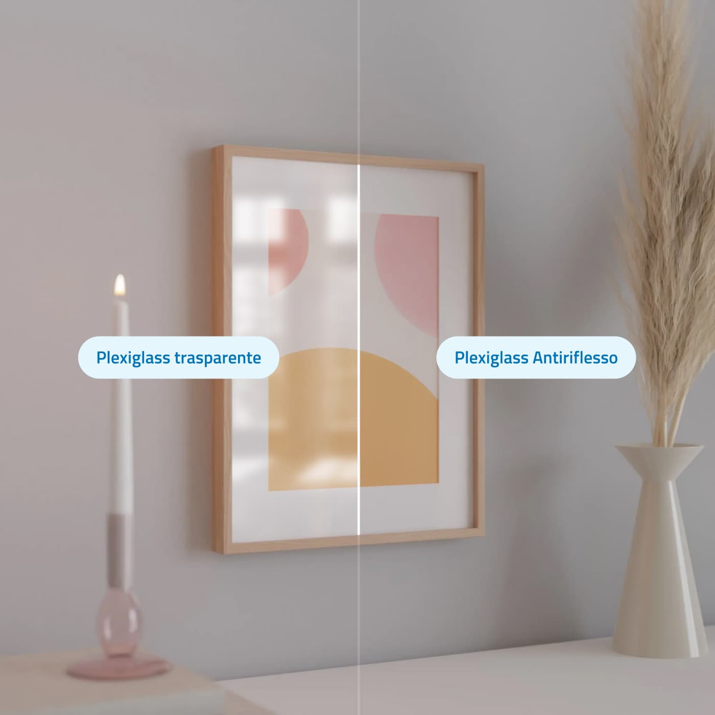 Plexiglass antiriflesso