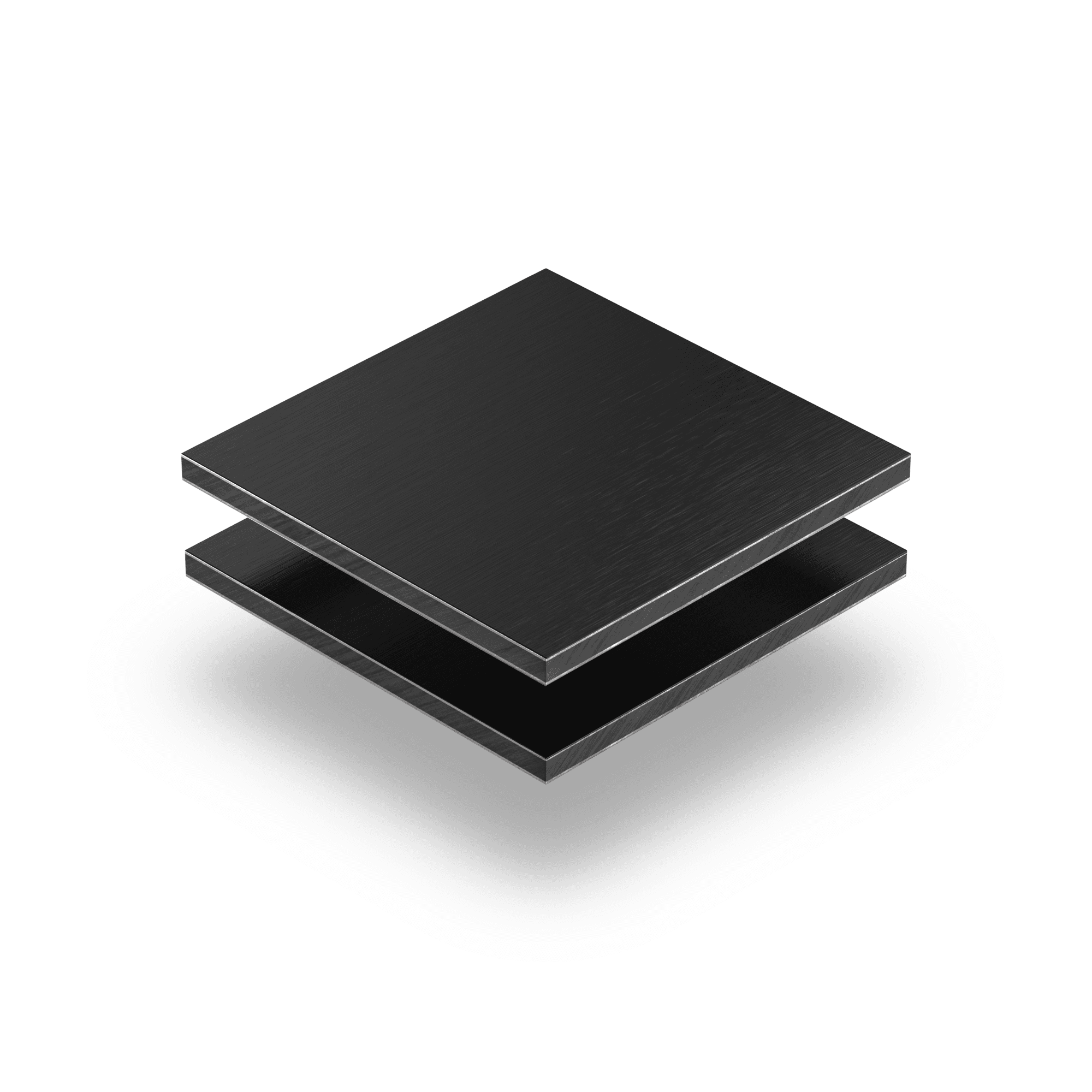 Alupanel nero spazzolato