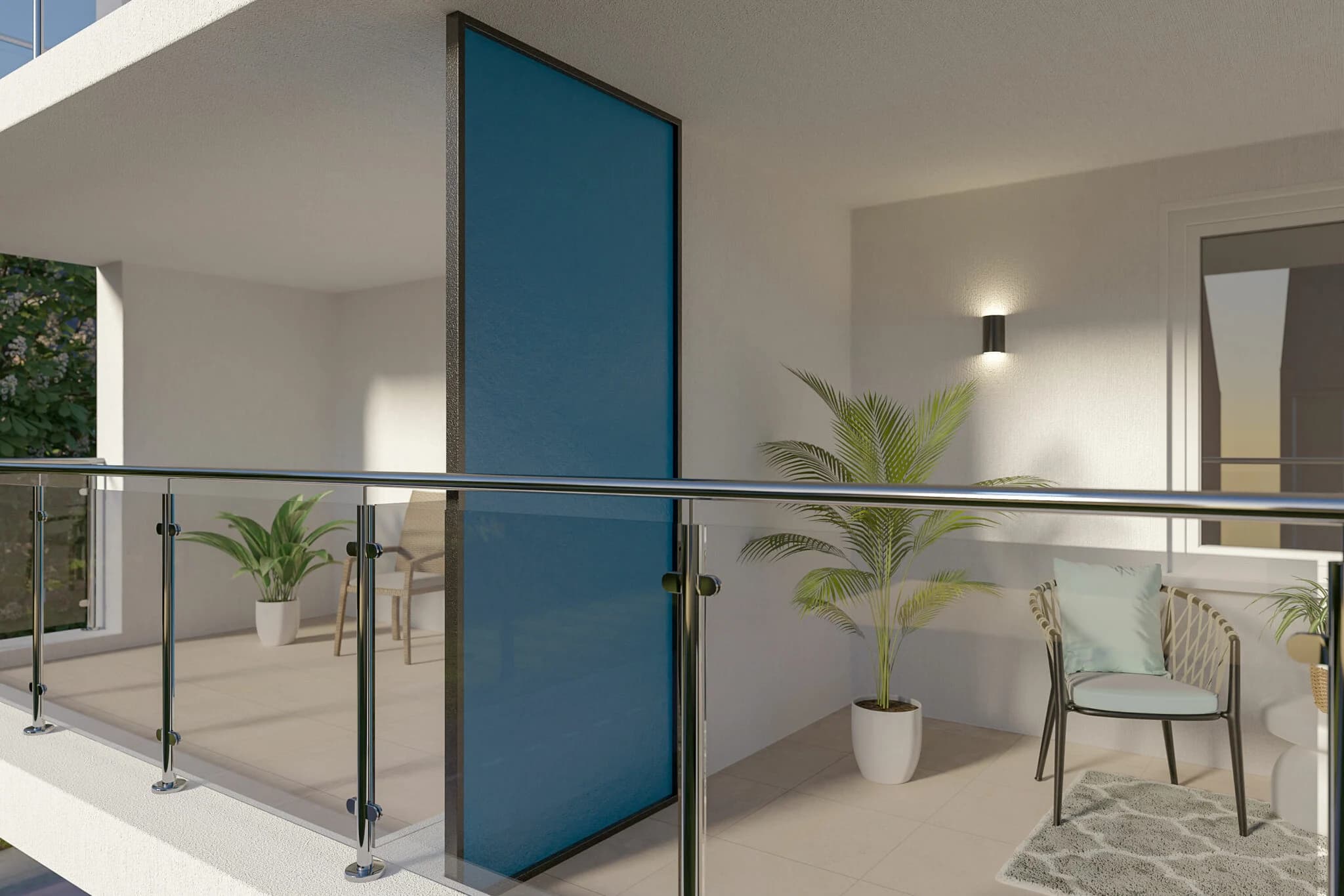 Balkon-afscheiding-hpl-blauw