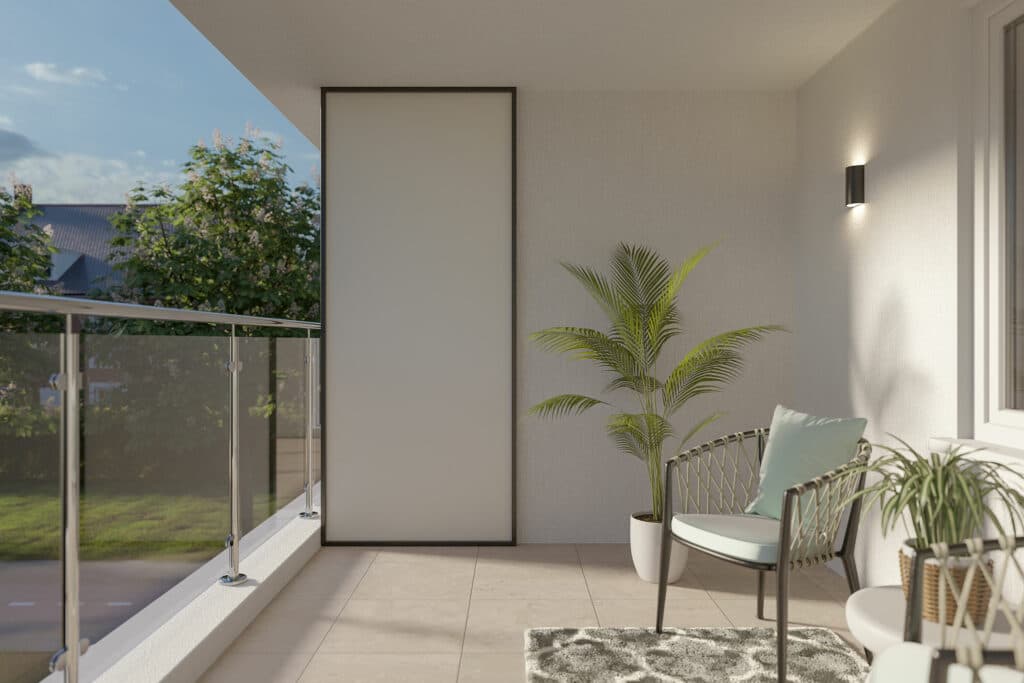 Divisorio per balcone