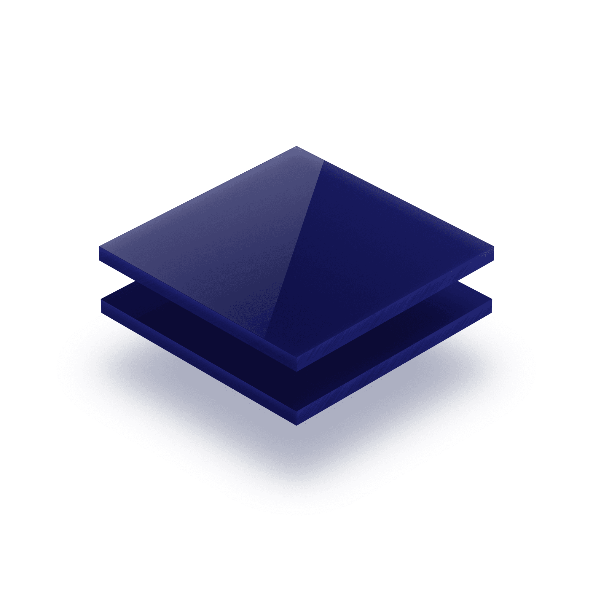 Lettere in plexiglass GS blu notte 8mm
