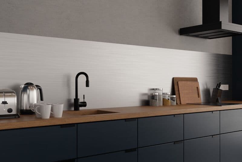 Paraschizzi cucina in alluminio