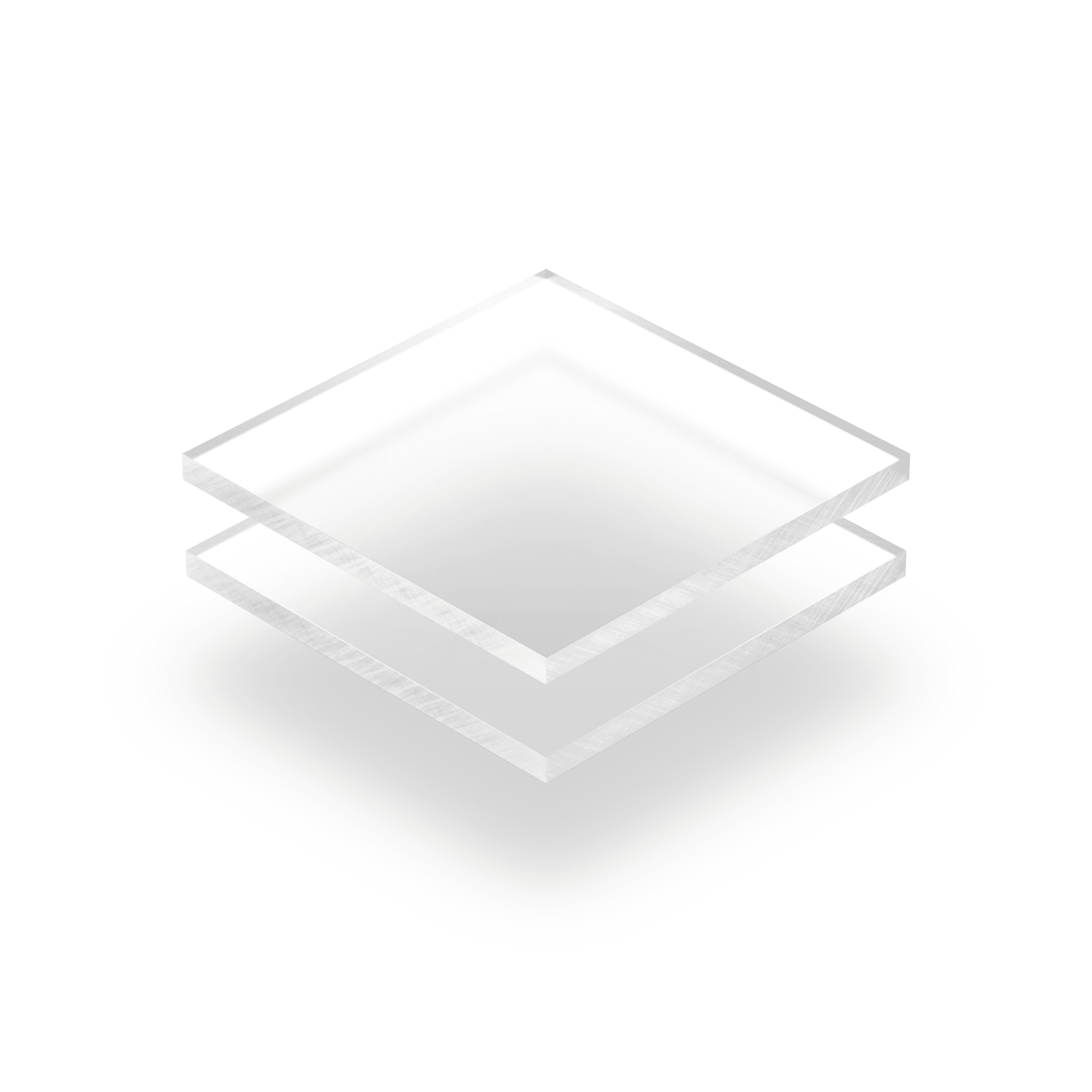 Plexiglass ghiacciato trasparente