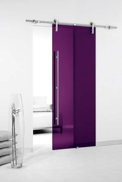 Porta scorrevole in plexiglass