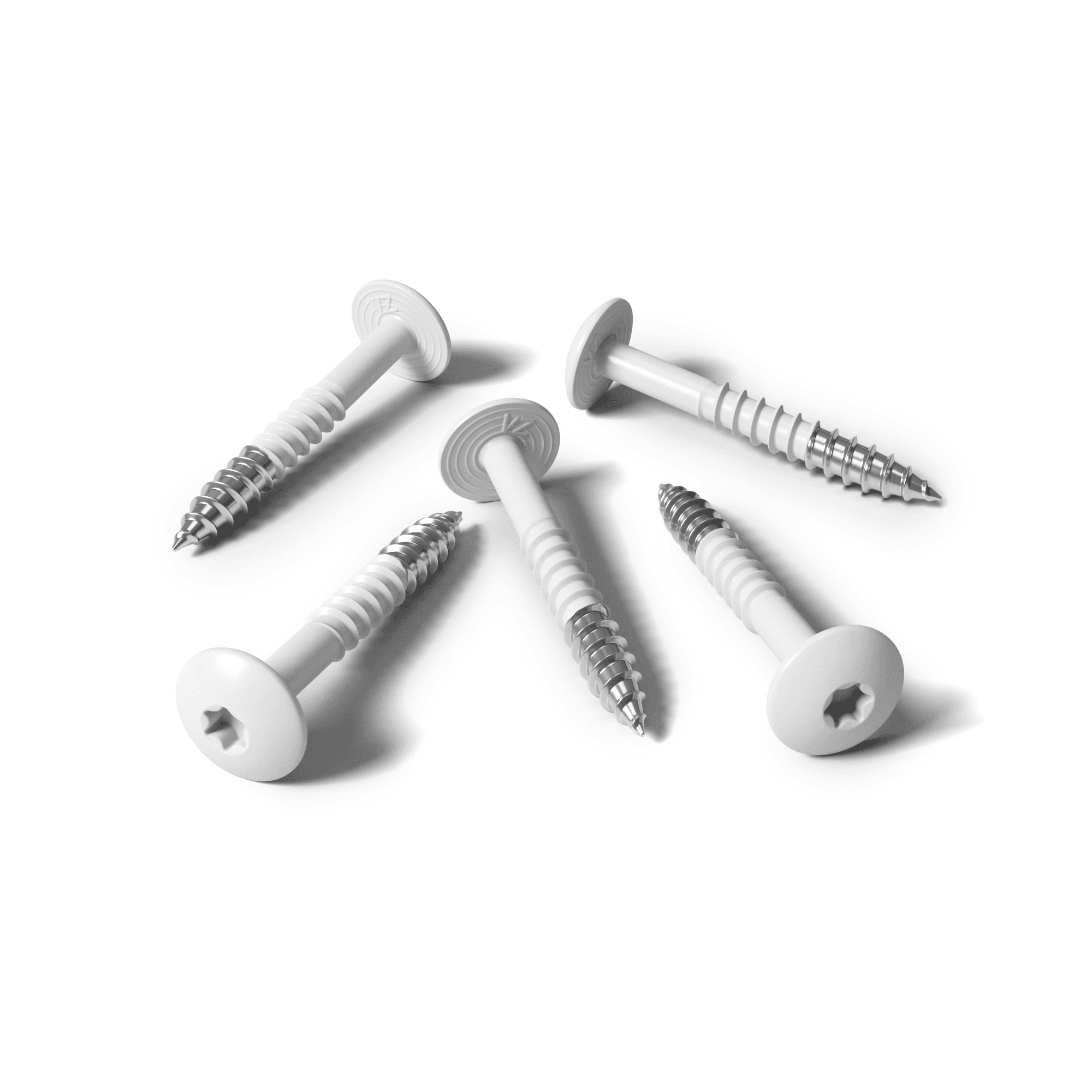 Vite HPL bianco RAL 9016 - 25 pezzi