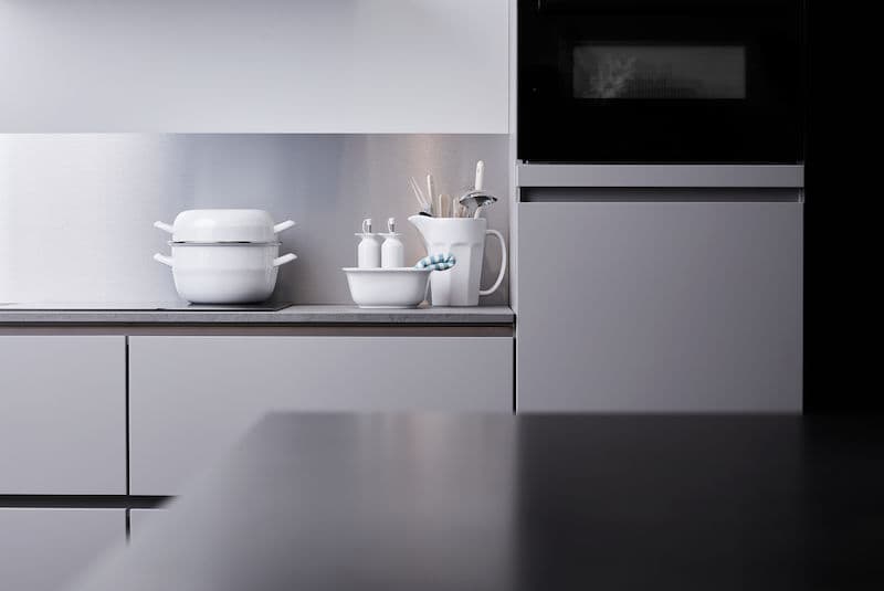 Paraschizzi cucina in alluminio