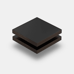 Assortimento HPL Trespa nero