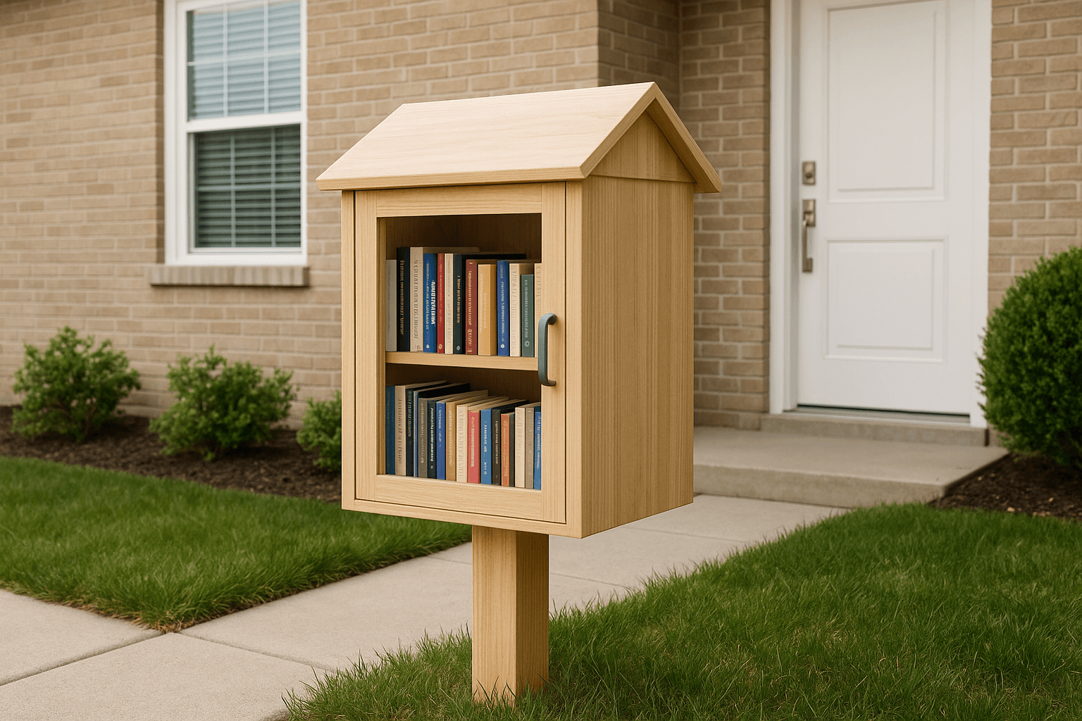 Casetta dei libri fai da te