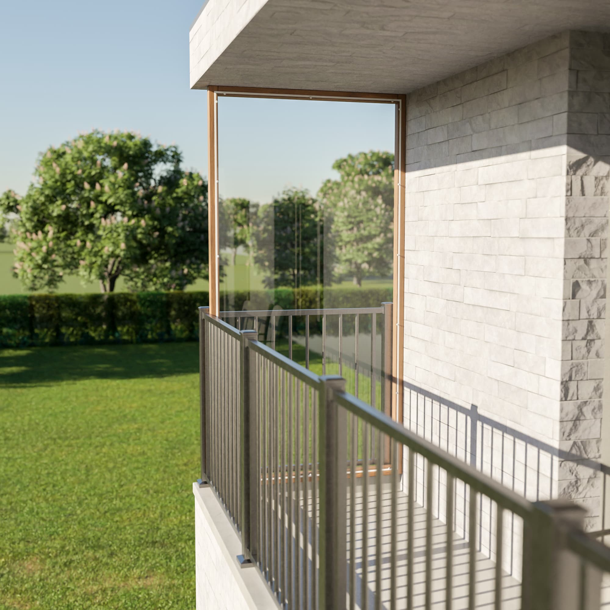 Vetrate per Balcone in plexiglass