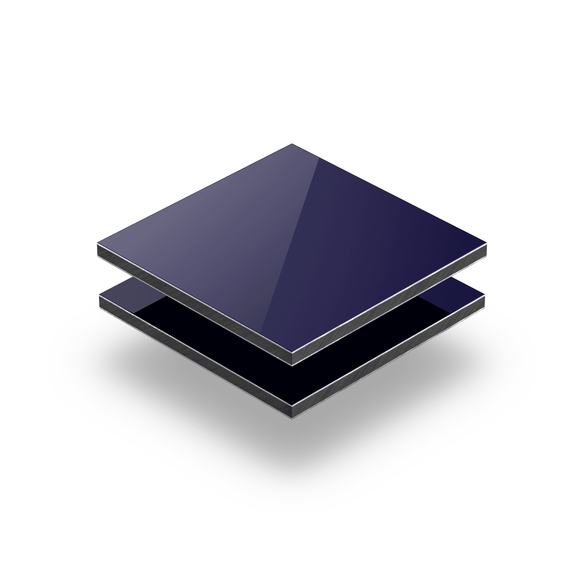Alupanel blu scuro RAL 5022
