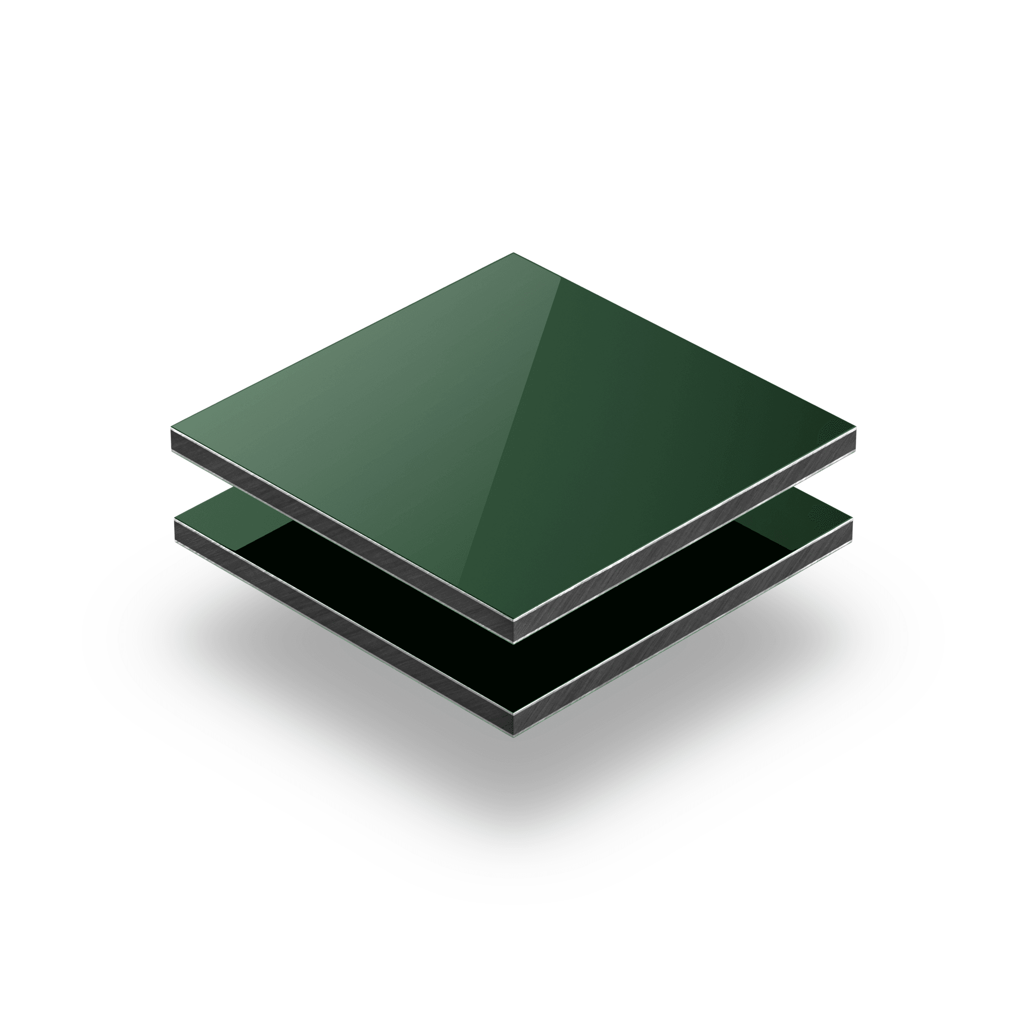 Alupanel verde scuro RAL 6005