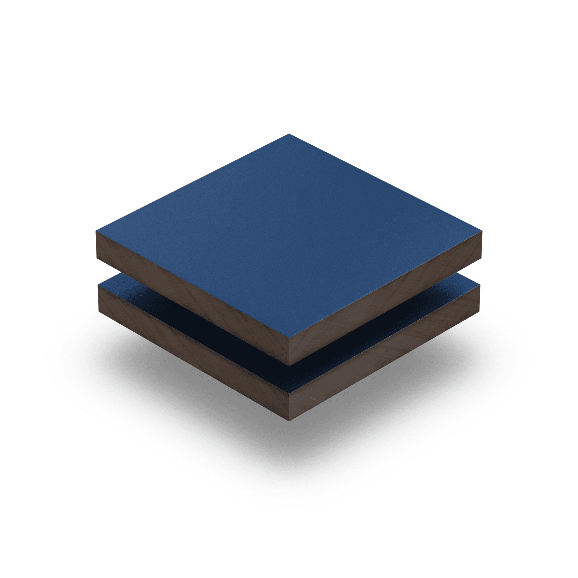 HPL blu genziana struttura RAL 5010