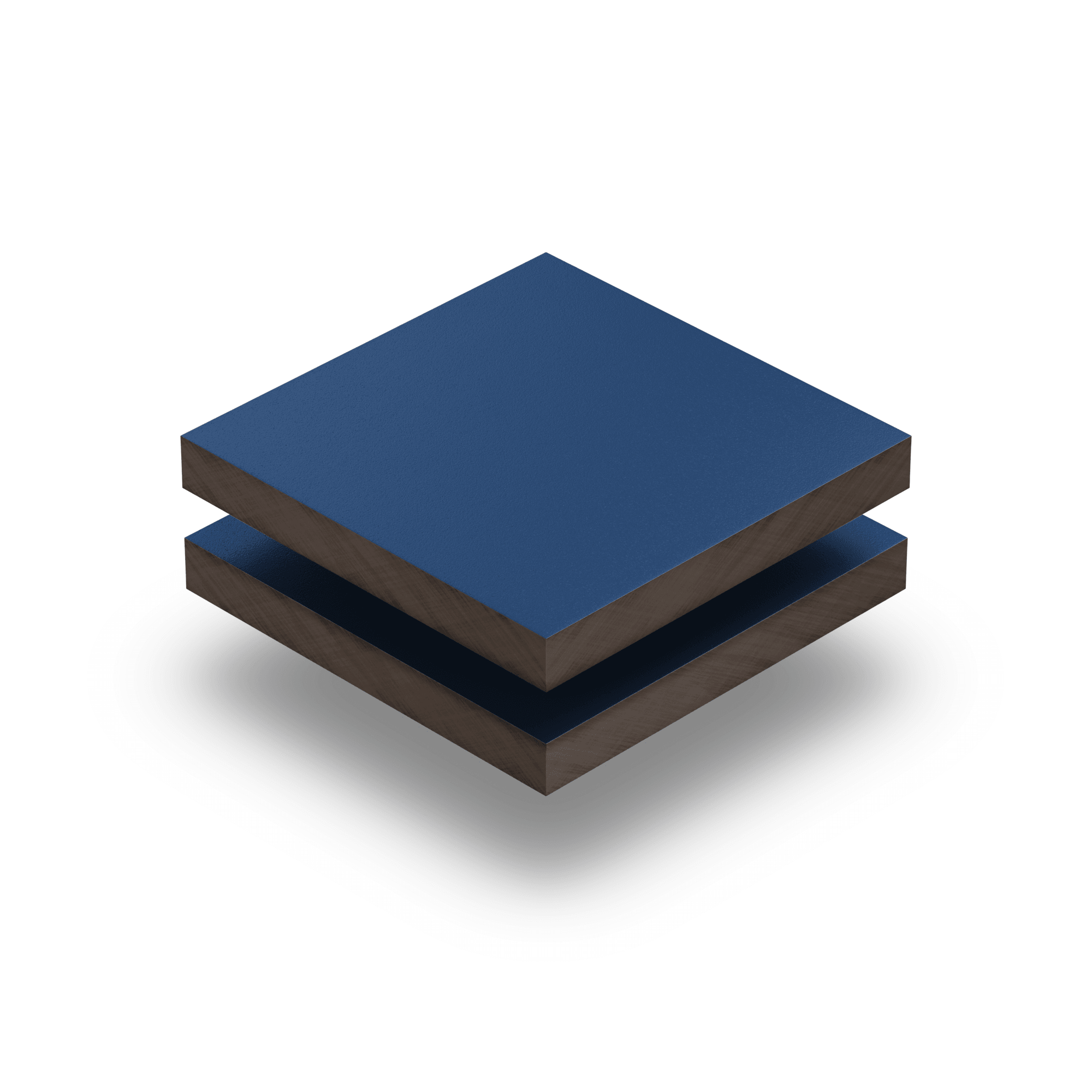 HPL blu genziana struttura RAL 5010