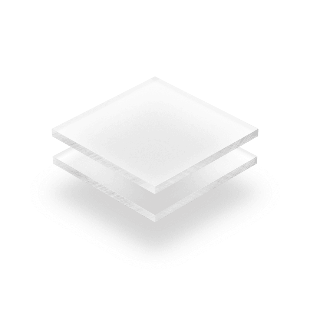 Plexiglass ghiacciato bianco opale