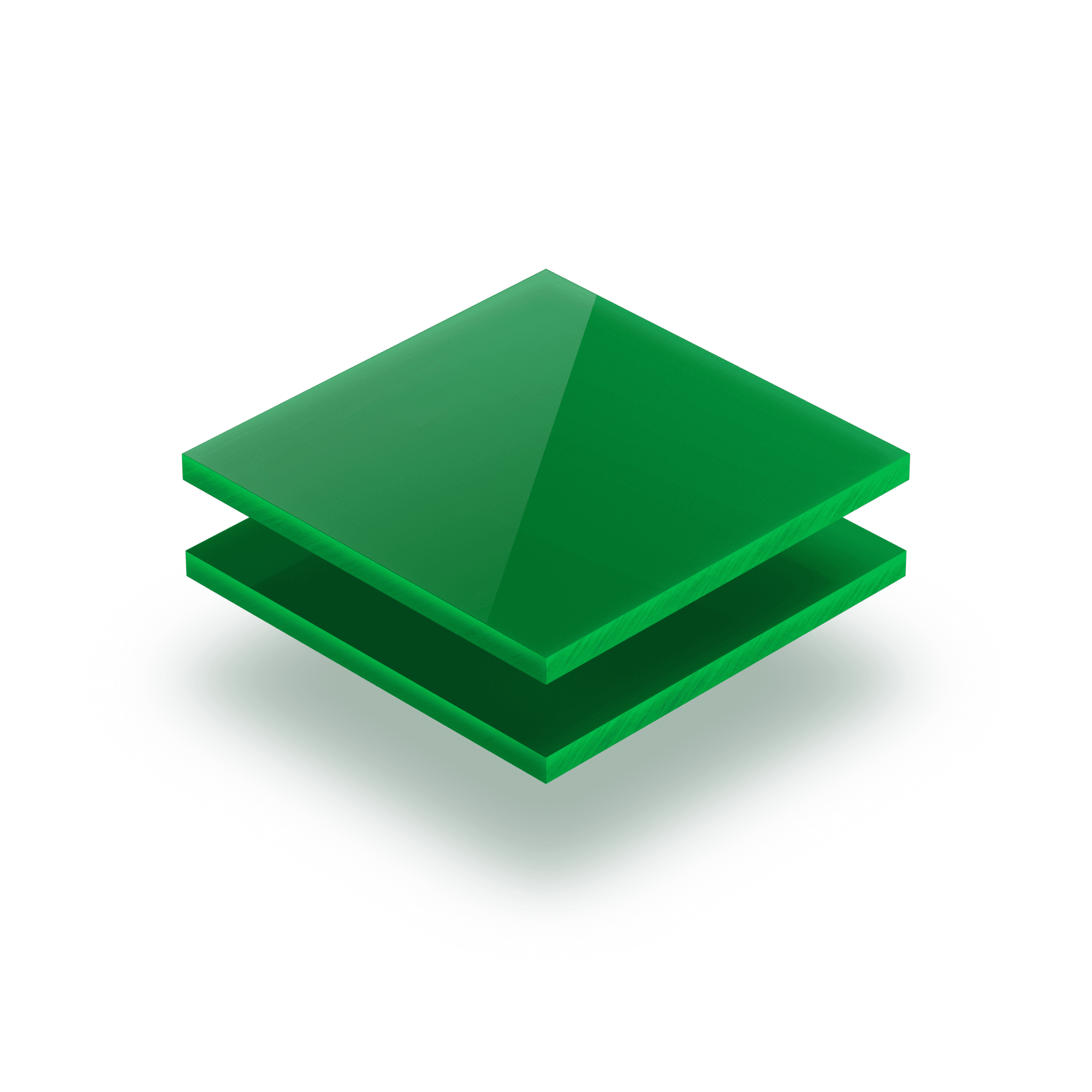 Plexiglass verde Opal
