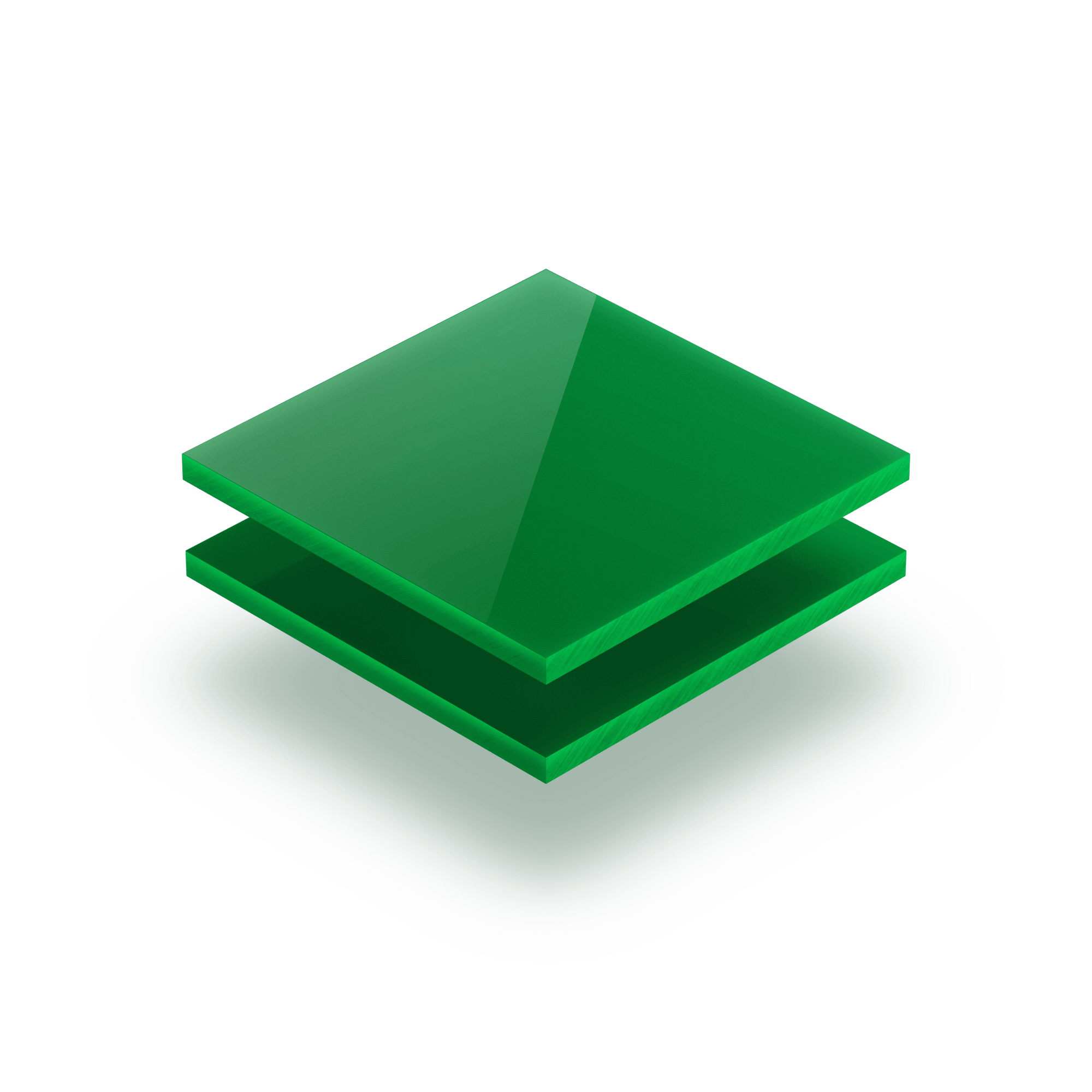 Plexiglass verde Opal