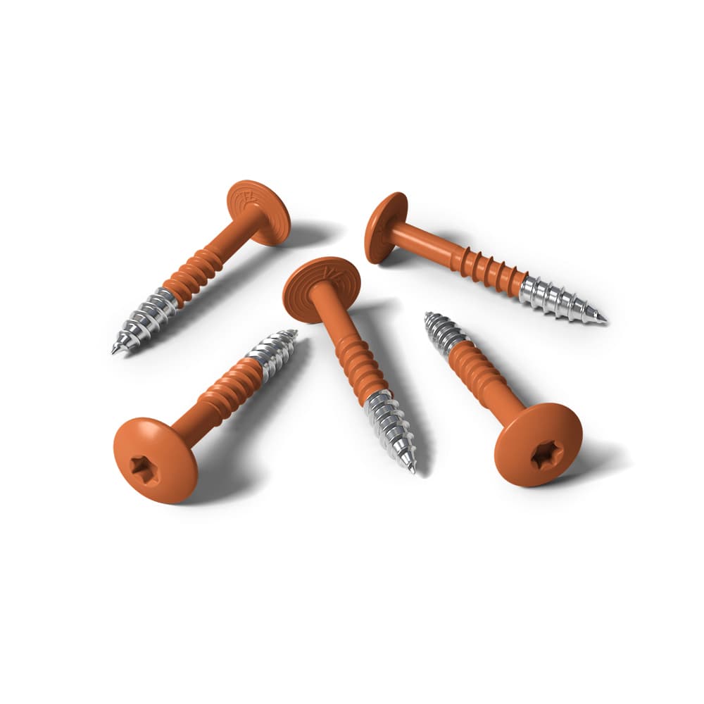 Vite HPL arancio segnale RAL 2010 - 25 pezzi