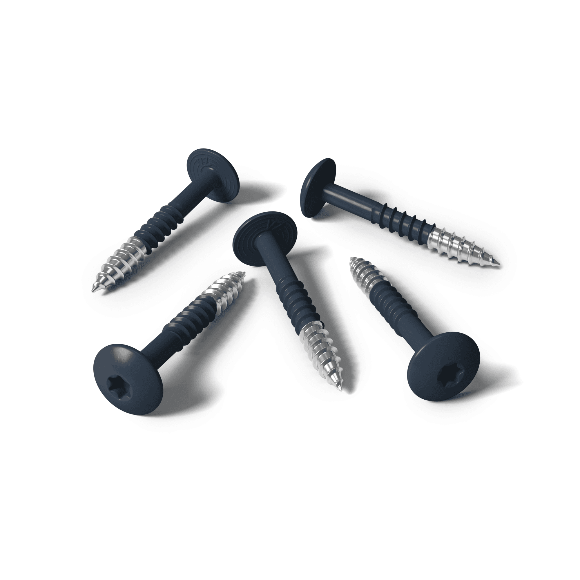 Vite HPL blu acciaio RAL 5011 - 25 pezzi