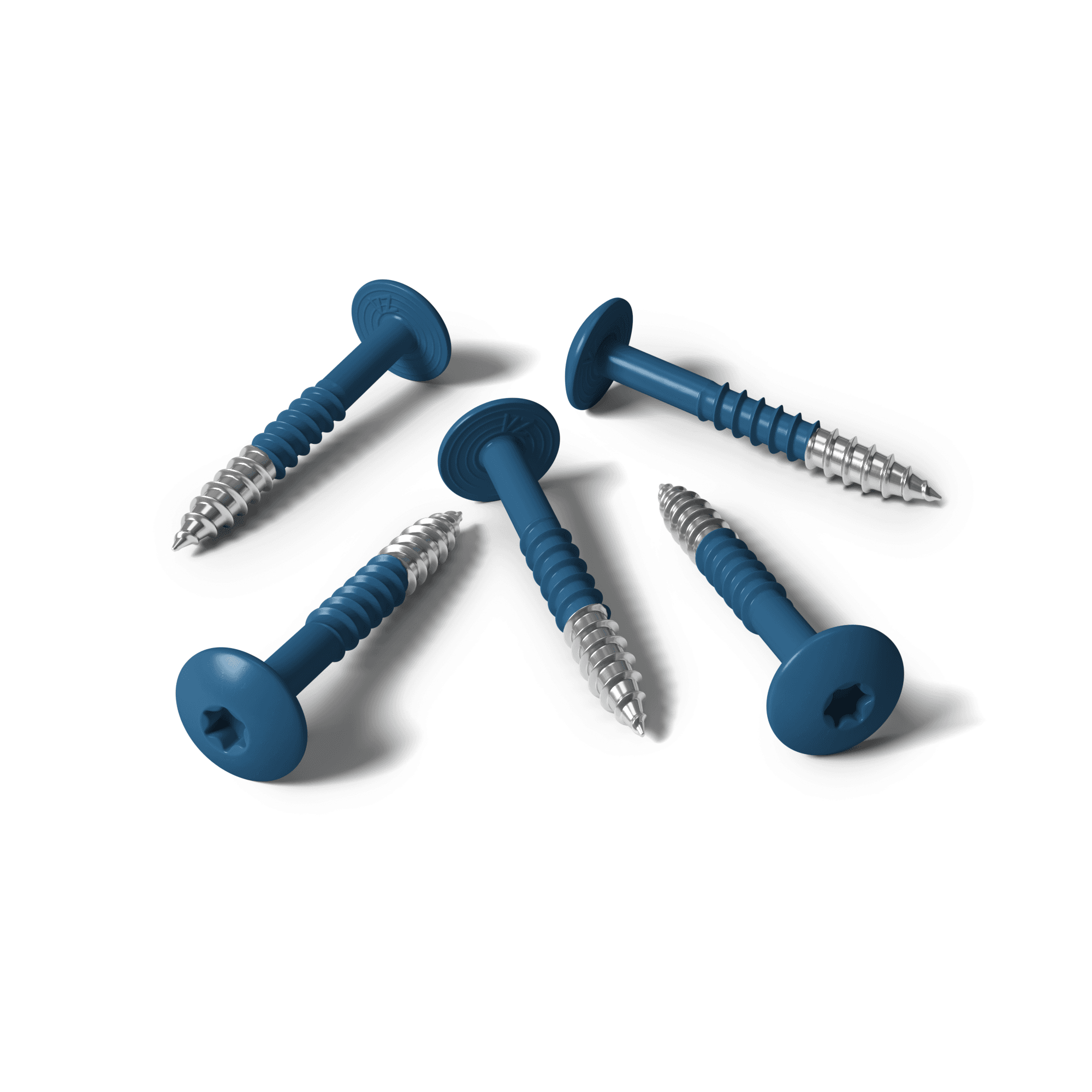 Vite HPL blu genziana RAL 5010 - 25 pezzi
