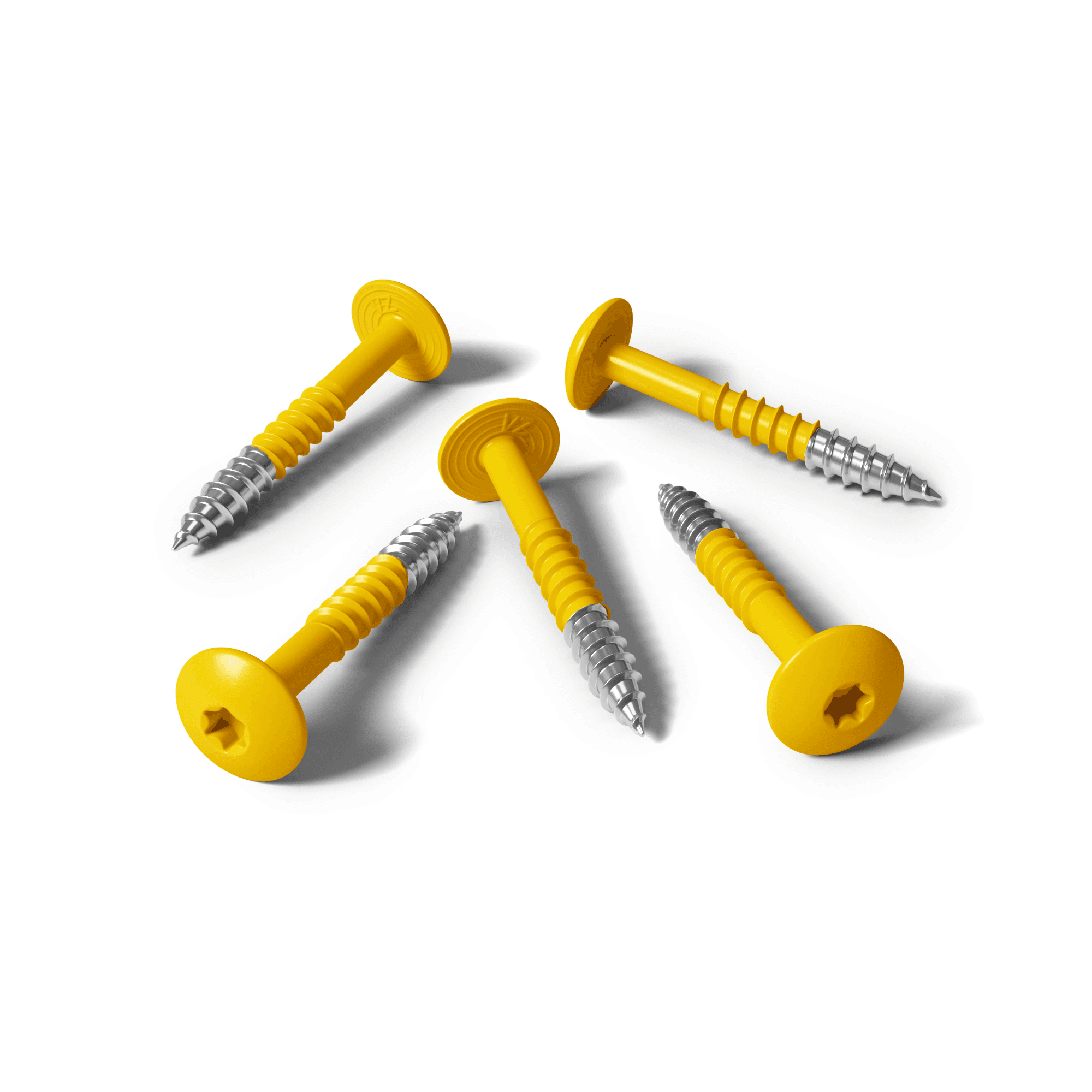Vite HPL giallo segnale RAL 1003 - 25 pezzi