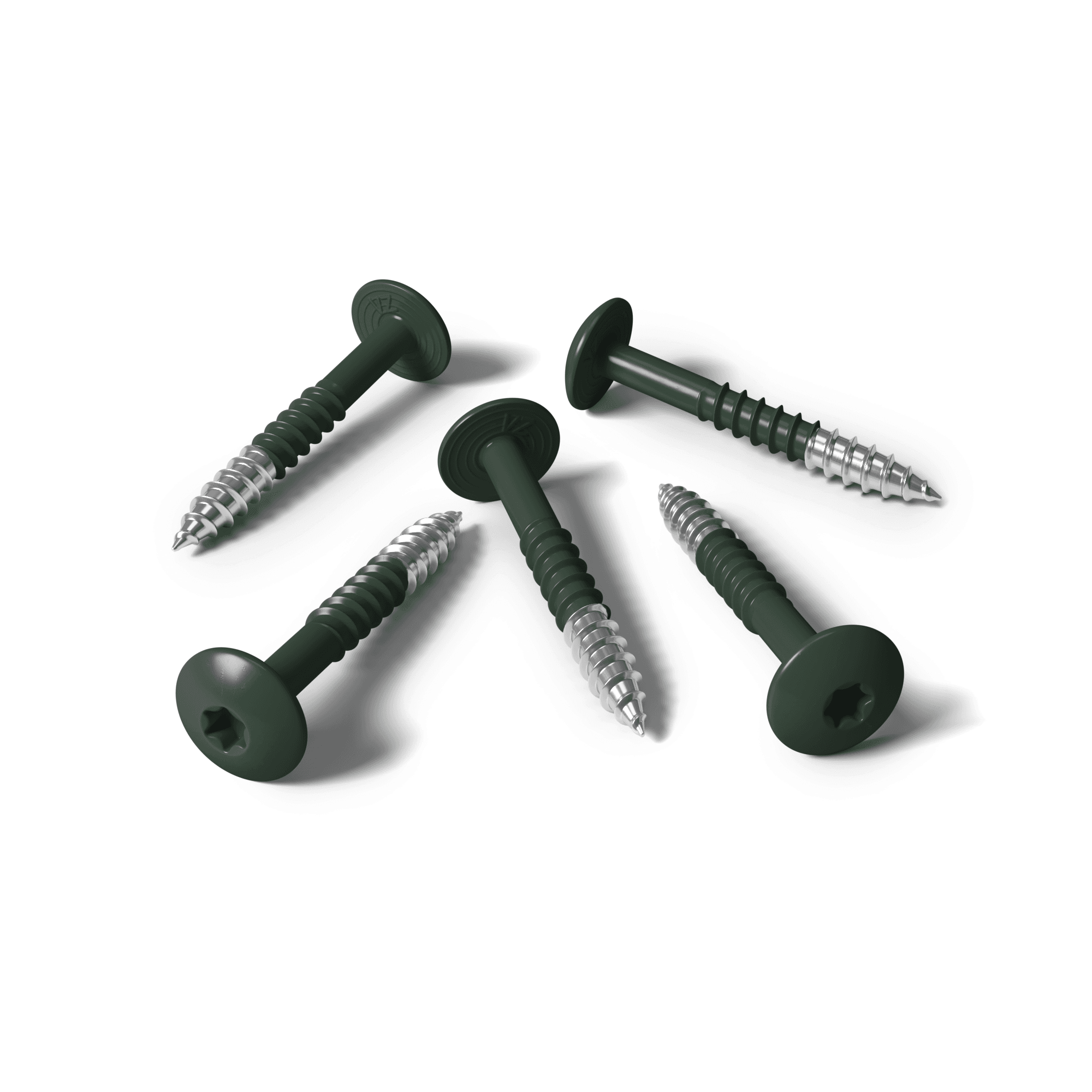 Vite HPL verde abete RAL 6009 - 25 pezzi