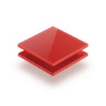 Plexiglass rosso Opal
