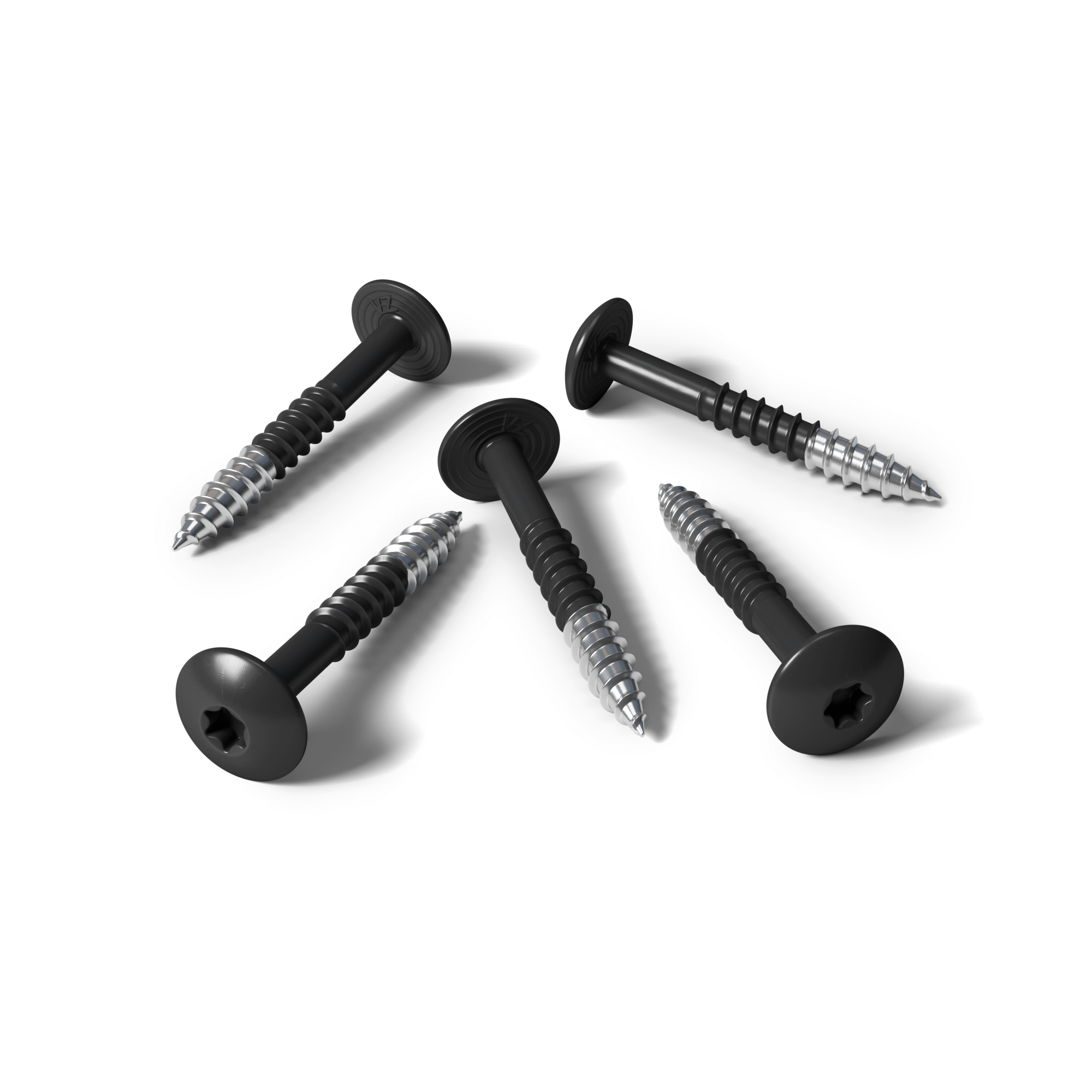 Debflex 709573 - Viti per fascette L9 colore: Nero 100 pezzi