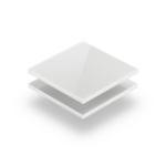 Plexiglass bianco sanitario (lucido/lucido) 4 mm
