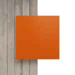 Lettere in plexiglass GS arancione 8mm voorzijde mat