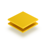 Lettere in plexiglass GS giallo traffico 8mm mat