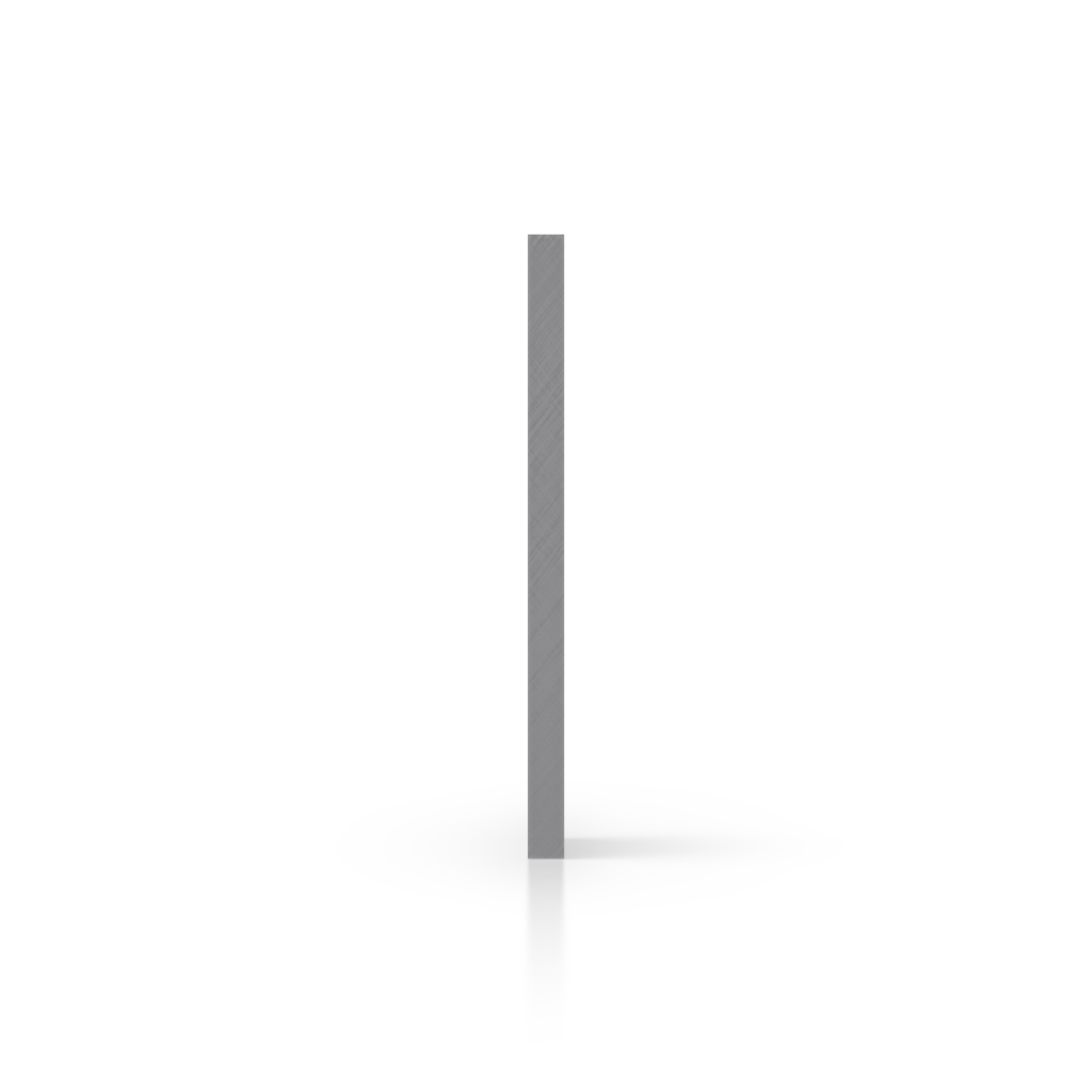 Lettere in plexiglass GS grigio 8mm zijkant