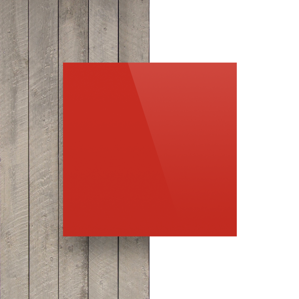 Lettere in plexiglass GS rosso traffico 8mm glanzend