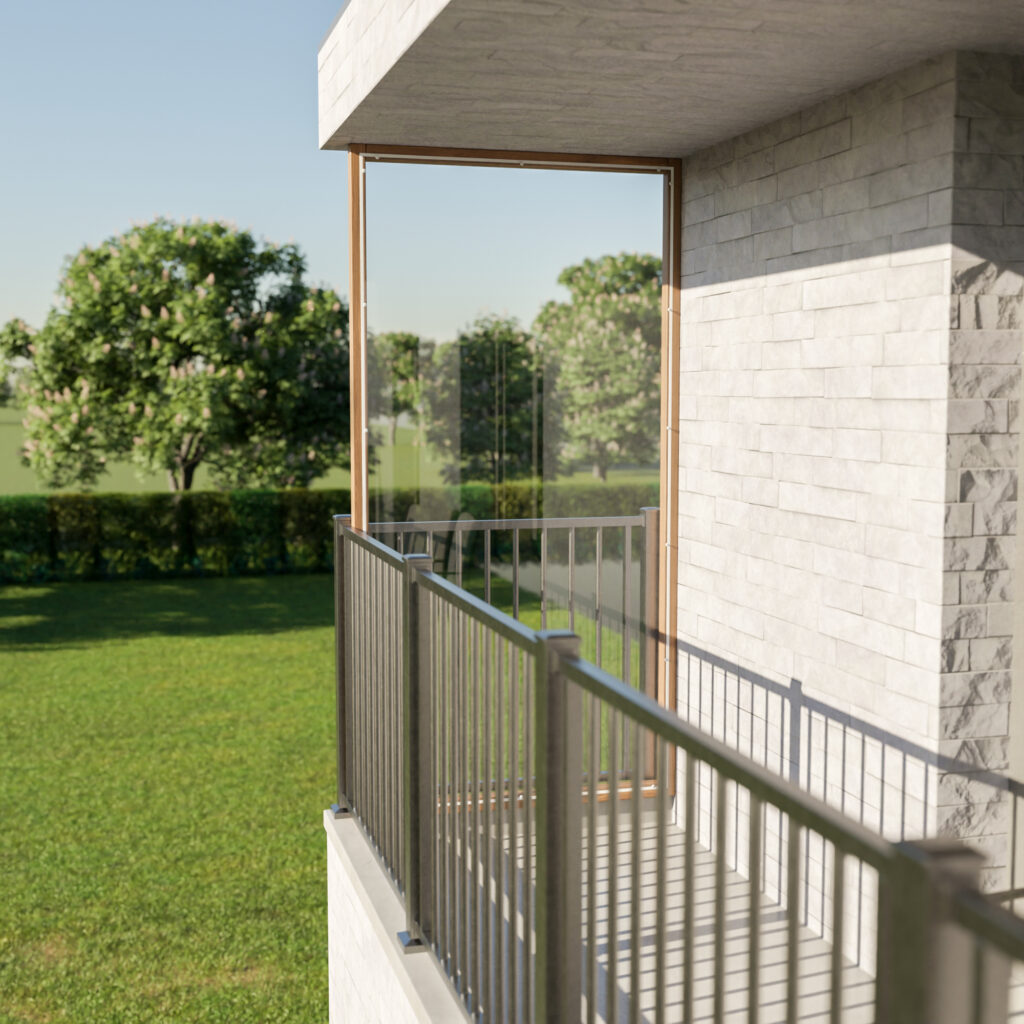 Vetrate per Balcone in plexiglass