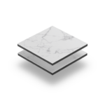 Paraschizzi cucina marmo bianco 3mm - Perfetto su misura