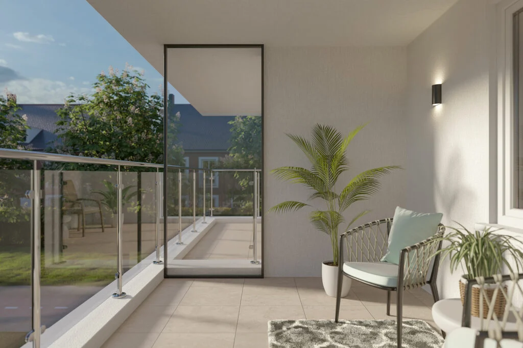 Divisorio per balcone